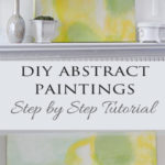 DIY Spring Abstract Painting