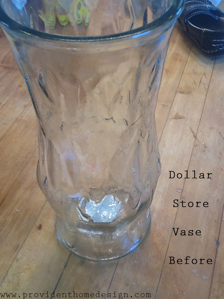 dollar store vase