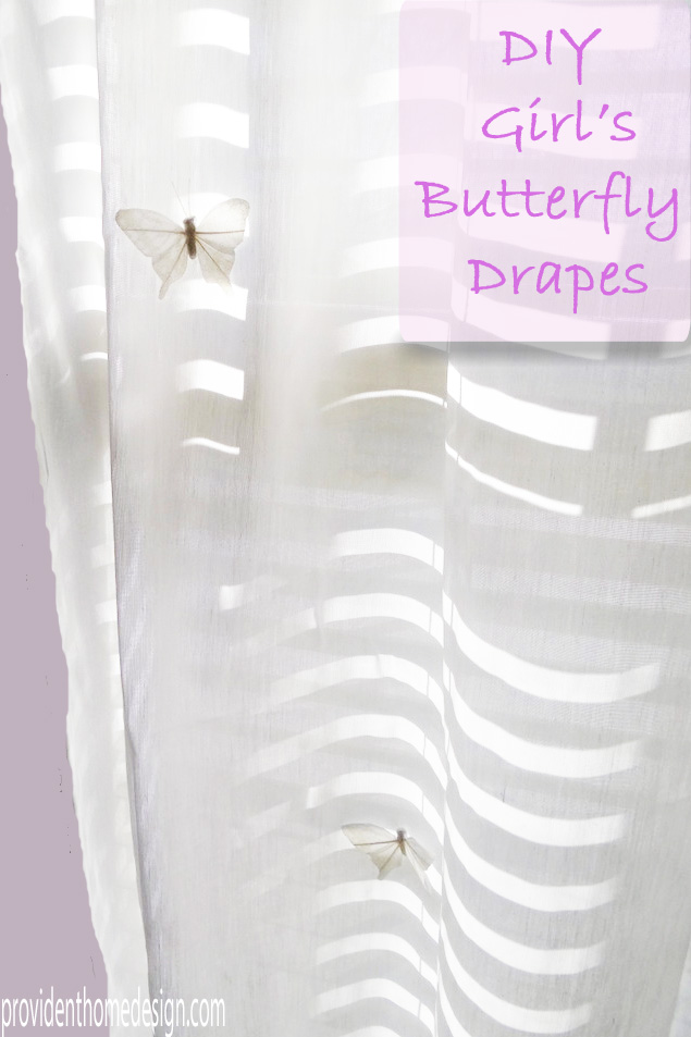 DIY Butterfly Drapes