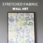 DIY Stretched Fabric Wall Art
