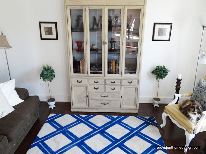 How To Update And Paint A Hutch Or Bookcase, China Cabinet In Living Room