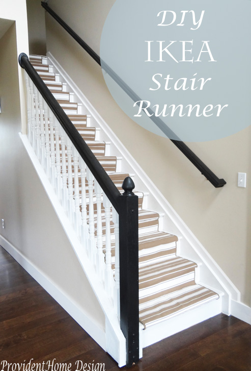 DIY Ikea Stair Runner