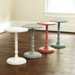 DIY Pedestal Side Table