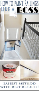 How to Paint Stair Railing like a Boss!