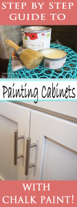 Step by Step Tutorial to Painting Cabinets with Chalk Paint