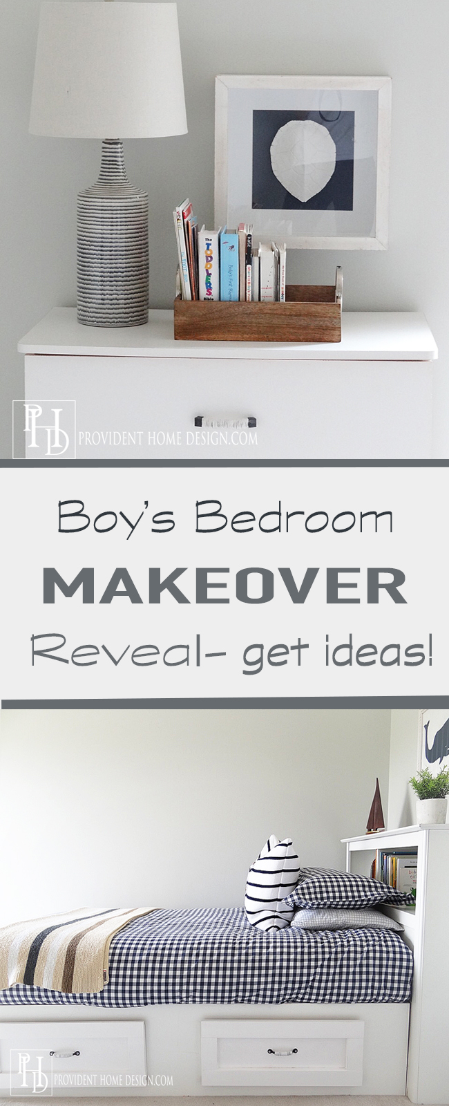 Boy's Bedroom Makeover Reveal!