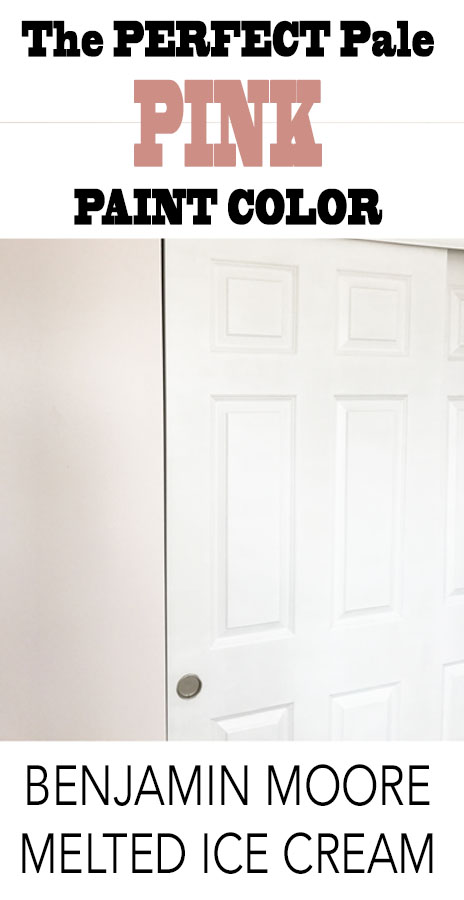 The Perfect Pale Pink Paint Color