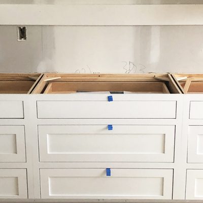 New Build Update- Cabinets are in!